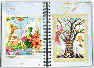 Coloriage. Fée tropicale