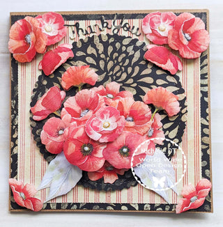 Clipart de fleurs peintes à la main à l'aquarelle. Coquelicots