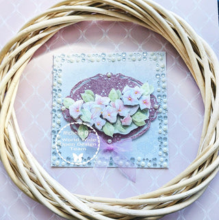 Clip Art de Flores Pintadas a Mano en Acuarela. Hortensia