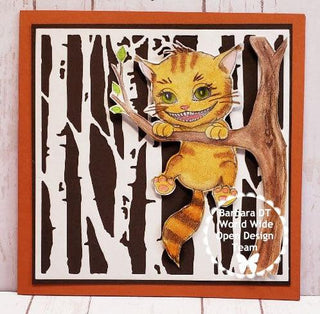 Coloring Page, Alice in Wonderland. Cheshire Cat