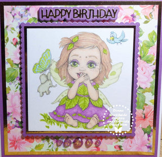 Coloriage, Petite Fée Mignonne. Surprendre