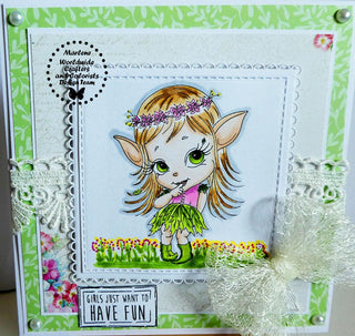 Coloring Page, Fantasy Child. The Baby Elf