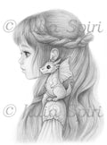 A Petite Princess Kaira and her Lovable Dragon Sidekick 