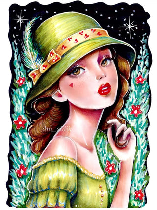 Charming Femininity colored