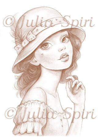 Charming Femininity sepia