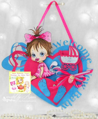 Coloring Page, Baby Girl. It's a Girl!