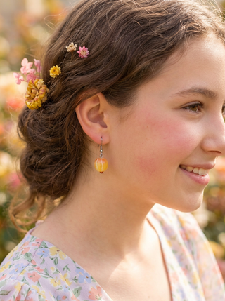 Handmade Polymer Clay Earrings. Gooseberry