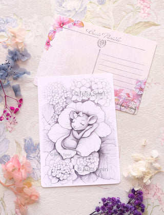 Stationery Collection. Hydrangea Dreams