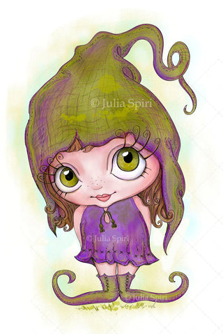 Página para colorear. pequeño gnomo