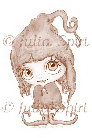 Página para colorear. pequeño gnomo