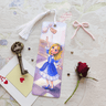 Bookmark with tassel. Drink Me