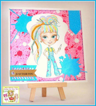 Coloring page. Crafty Girl