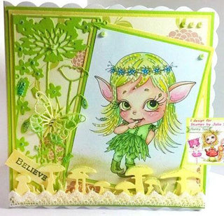 Coloring Page, Fantasy Child. The Baby Elf