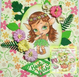 Coloring Page, Fantasy Child. The Baby Elf