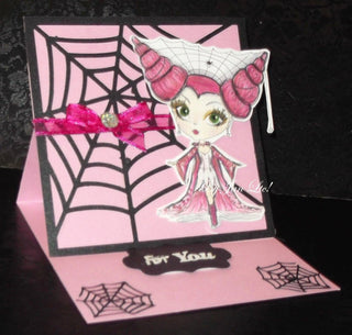 Coloring page. Gothic Witch