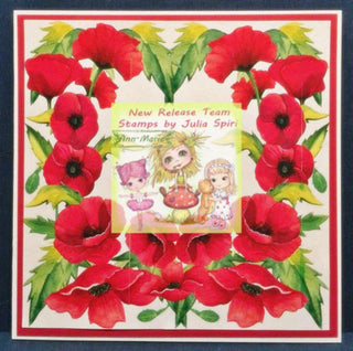 Watercolor Hand Painted Flowers Clip Art. Poppies - The Art of Julia Spiri