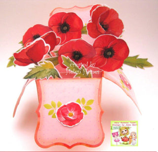 Watercolor Hand Painted Flowers Clip Art. Poppies - The Art of Julia Spiri