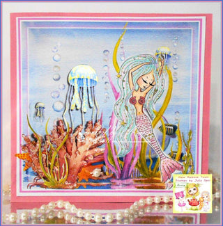 Coloring page. Atlantia Mermaid