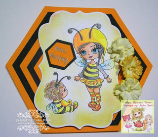 Dibujo para colorear, Chica Gótica. Griselda con Búho