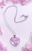 UV Resin Pink Hydrangea Necklace