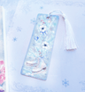 winter bookmark with tassel