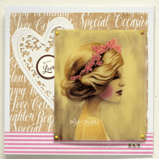 Grayscale Coloring Page, Romantic Girl Portrait girl. The Inspiration - The Art of Julia Spiri