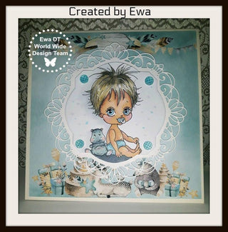 Coloring Page, Baby Boy. It's a Boy! - The Art of Julia Spiri