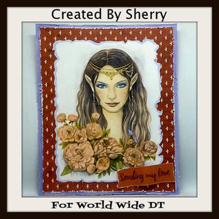 Page de coloriage en niveaux de gris, fille avec chapeau vintage, rétro. Stella