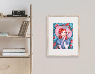 Original Watercolor Painting. Madeline - The Art of Julia Spiri